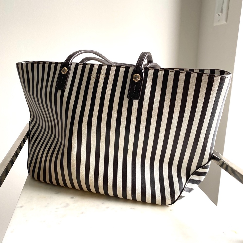 Henri Bendel Signature striped leather  purse